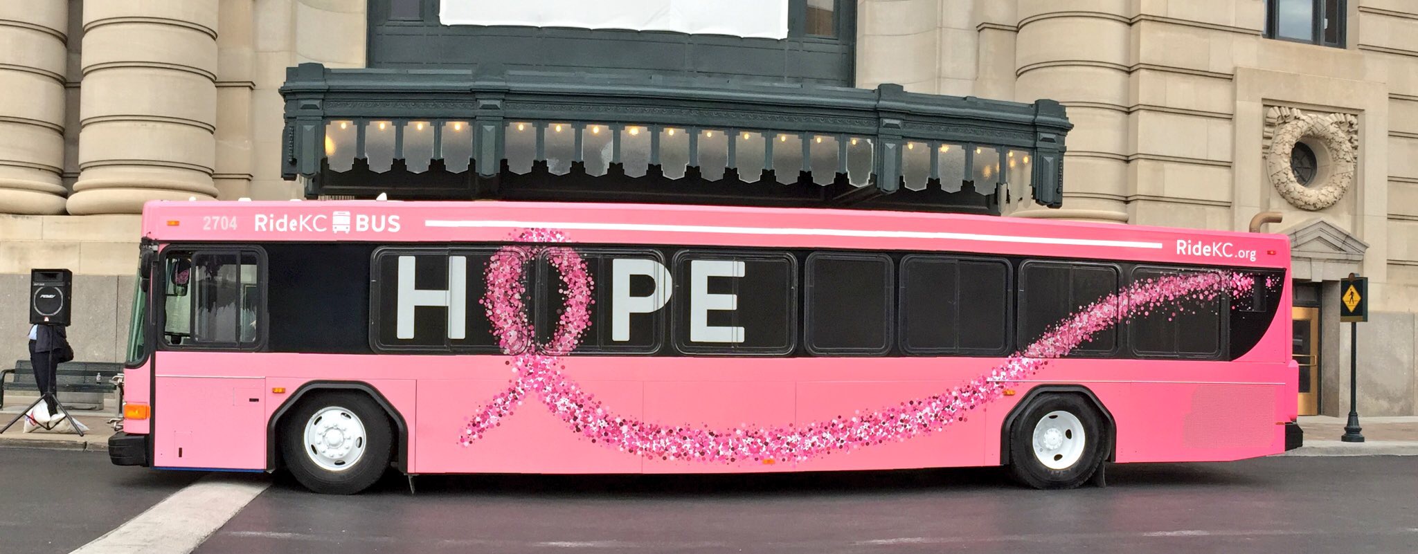 HOPE Breast Cancer Awareness Bus at Union Station