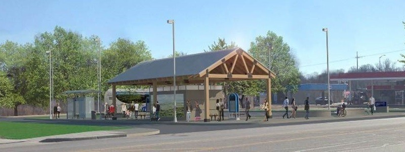 Transit center rendering