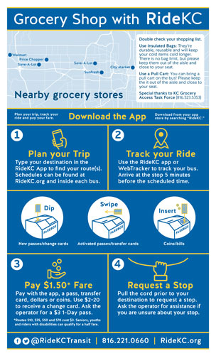 Grocery shopping with RideKC