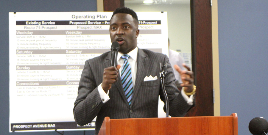 Councilman Reed gives an update.