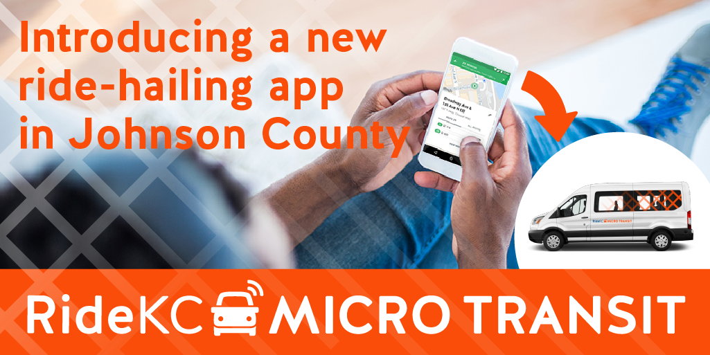 Microtransit, RideKC, Johnson County, ridehailing, JCCC, KU Edwards