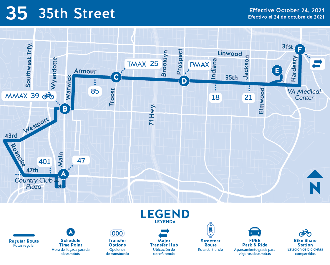 35 35th Street map