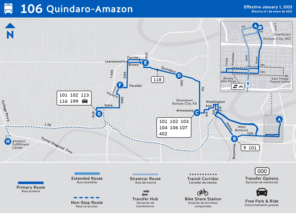 106 Quindaro Amazon Routes Ridekc