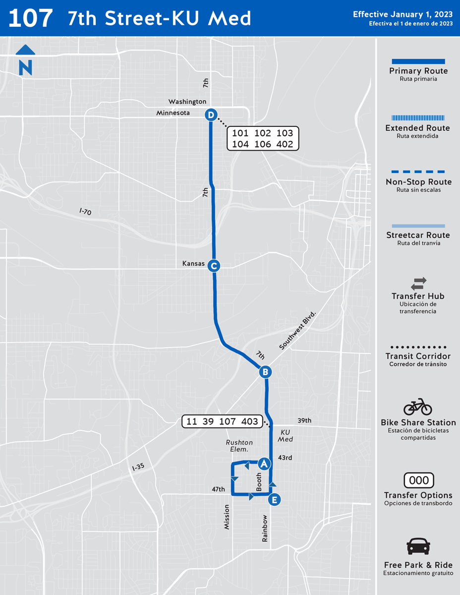 107 7th Street Parallel Routes Ridekc