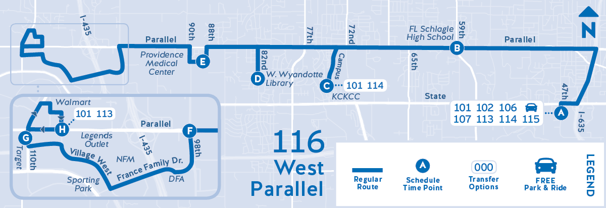 116 West Parallel Routes Ridekc