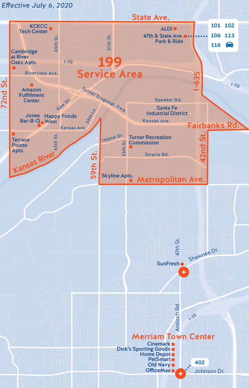 519 Olathe Express Routes Ridekc