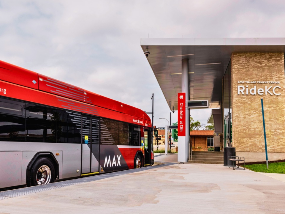 Troost MAX at East Village Transit Center